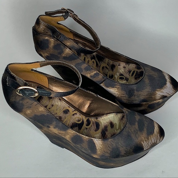 Sam Edelman Quinn SilverLake Satin Platform Wedge - Picture 5 of 5